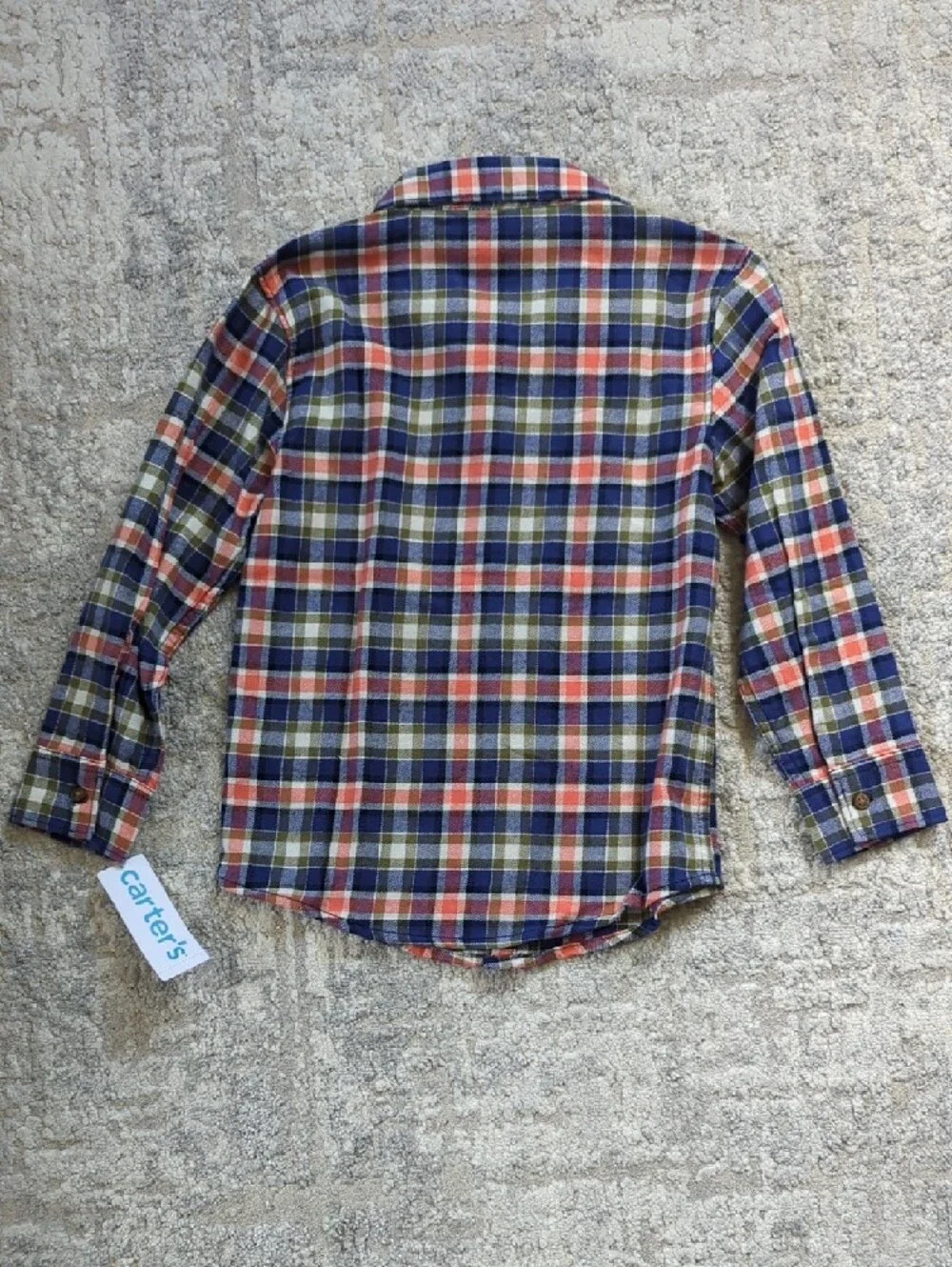 NWT Carter's Plaid Button-Down Shirt Size 5T